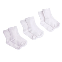 HelloBaby Unisex Baby Socks 3 Pack - White - Miu Mau Collectibles
