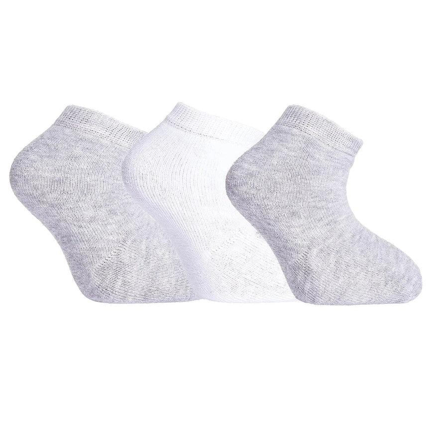 HelloBaby Unisex Chenille Socks 3 Pack - White - Miu Mau Collectibles