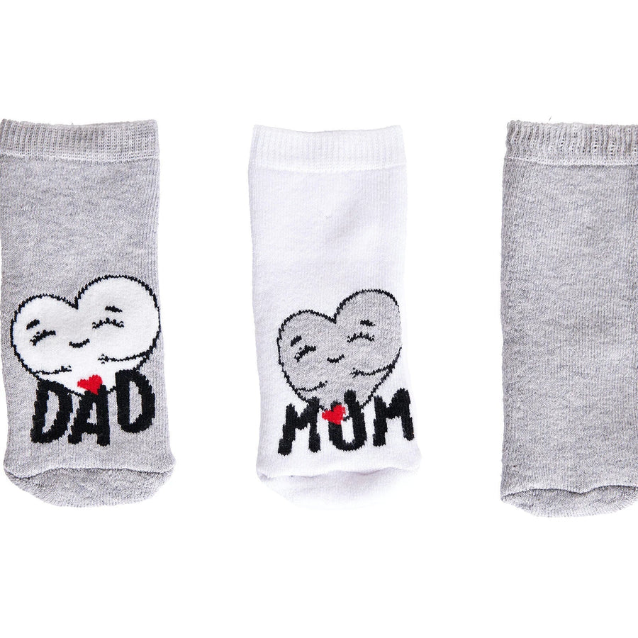 HelloBaby Unisex Chenille Socks 3 Pack - White - Miu Mau Collectibles