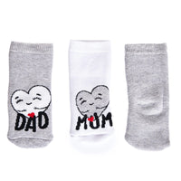 HelloBaby Unisex Chenille Socks 3 Pack - White - Miu Mau Collectibles