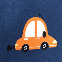 HelloBaby Unisex Footed Bottom 2 pcs - Navy Blue - Miu Mau Collectibles