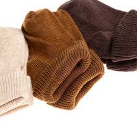 HelloBaby Unisex Pack of 3 Socks - Beige - Miu Mau Collectibles