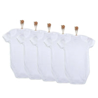 HelloBaby Unisex Short Sleeve Bodysuit 5 pcs - Miu Mau Collectibles