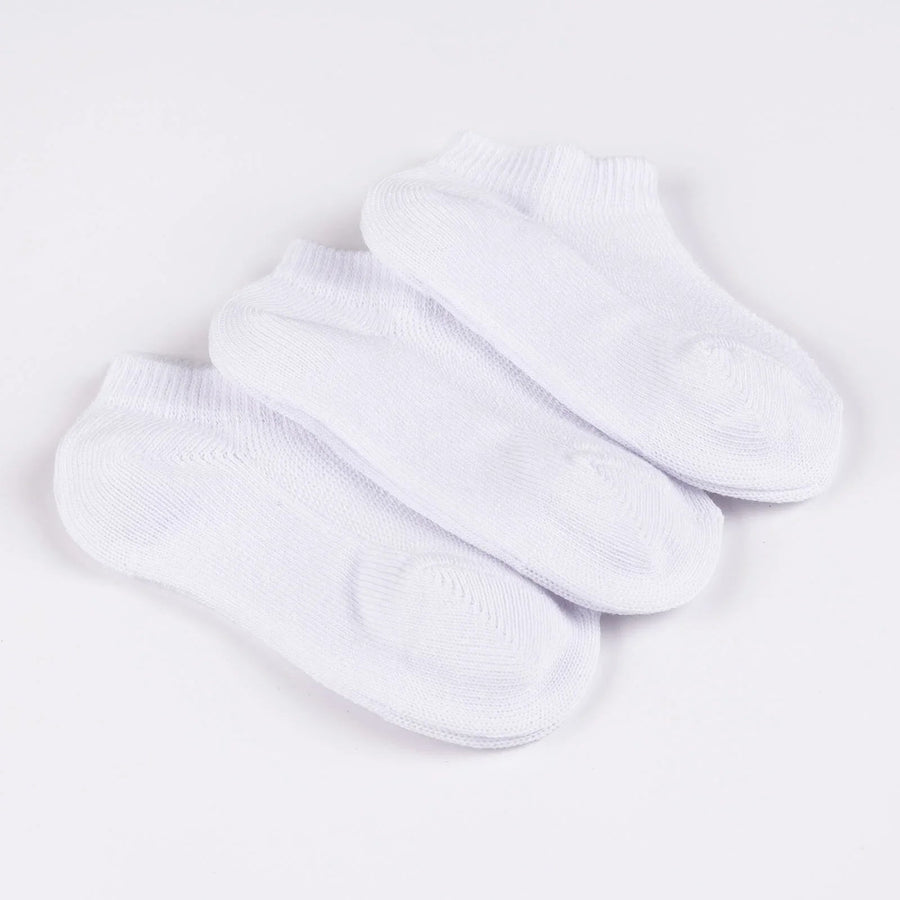HelloBaby Unisex Socks 3 pcs - White - Miu Mau Collectibles
