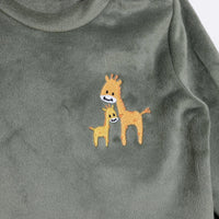 HelloBaby Velvet Pyjamas Set - Green - Miu Mau Collectibles