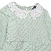 HelloBaby Winter Cherry Dress - Green - Miu Mau Collectibles