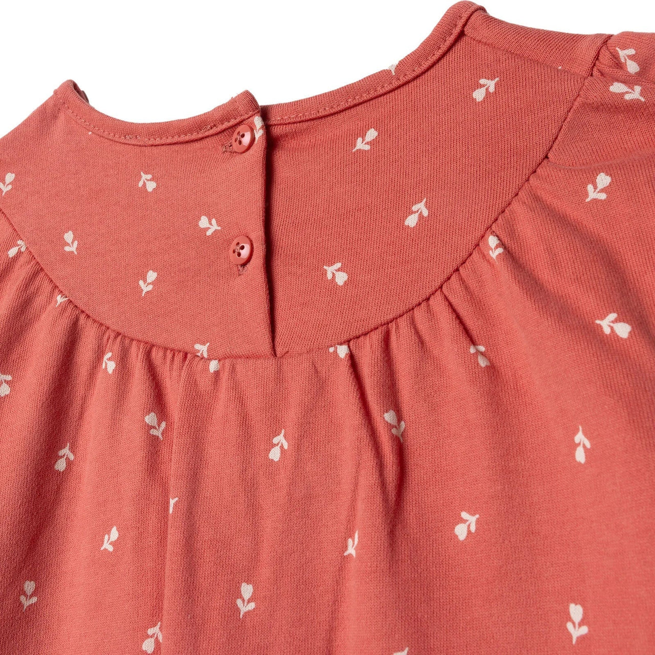 HelloBaby Wintrt Cherry Dress - Coral Printed - Miu Mau Collectibles