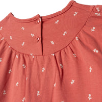 HelloBaby Wintrt Cherry Dress - Coral Printed - Miu Mau Collectibles