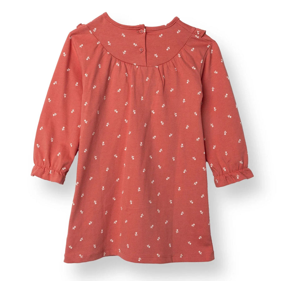 HelloBaby Wintrt Cherry Dress - Coral Printed - Miu Mau Collectibles