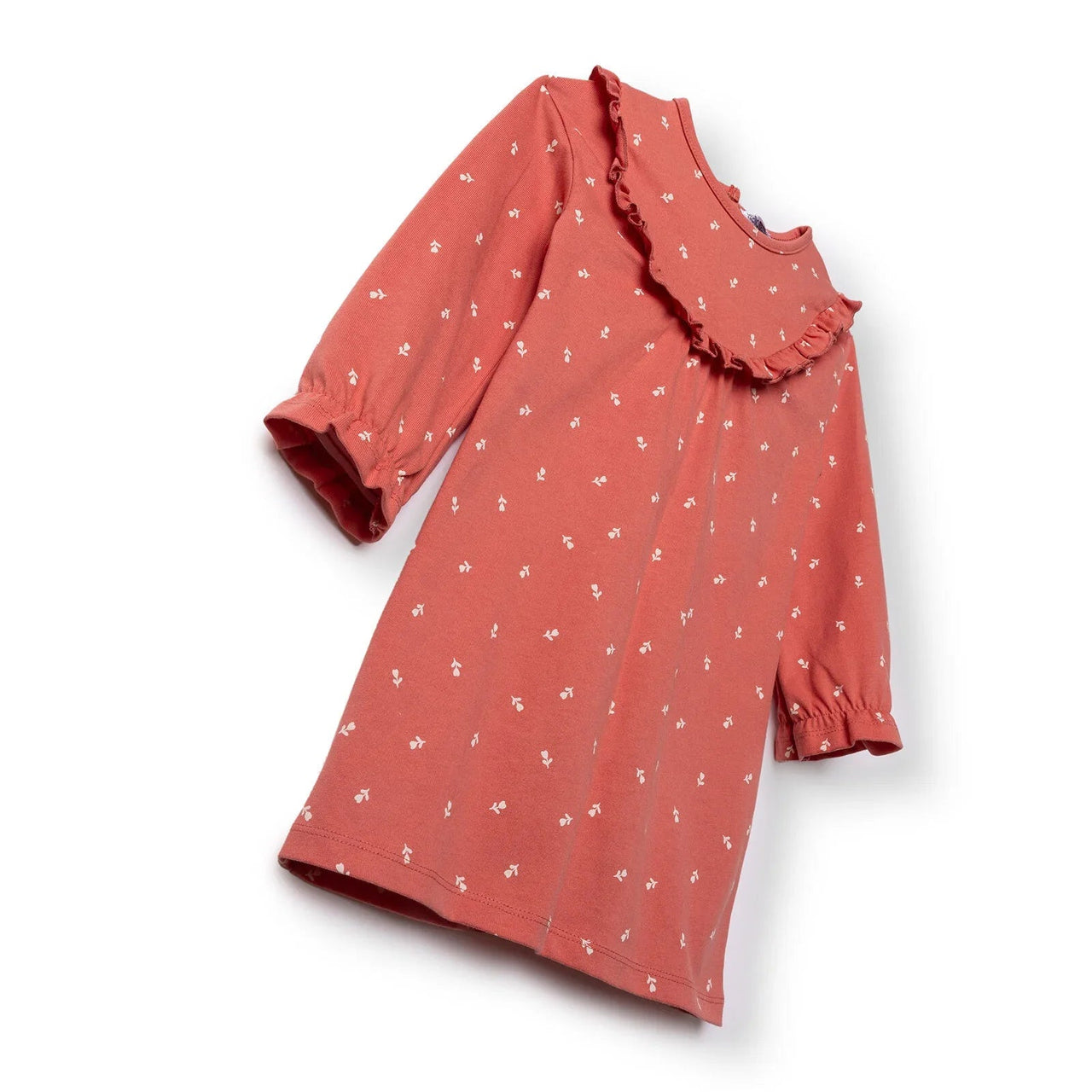 HelloBaby Wintrt Cherry Dress - Coral Printed - Miu Mau Collectibles