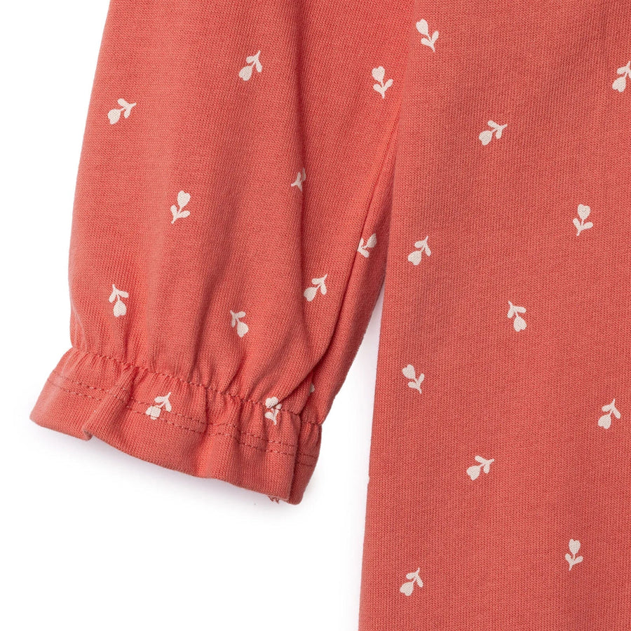 HelloBaby Wintrt Cherry Dress - Coral Printed - Miu Mau Collectibles