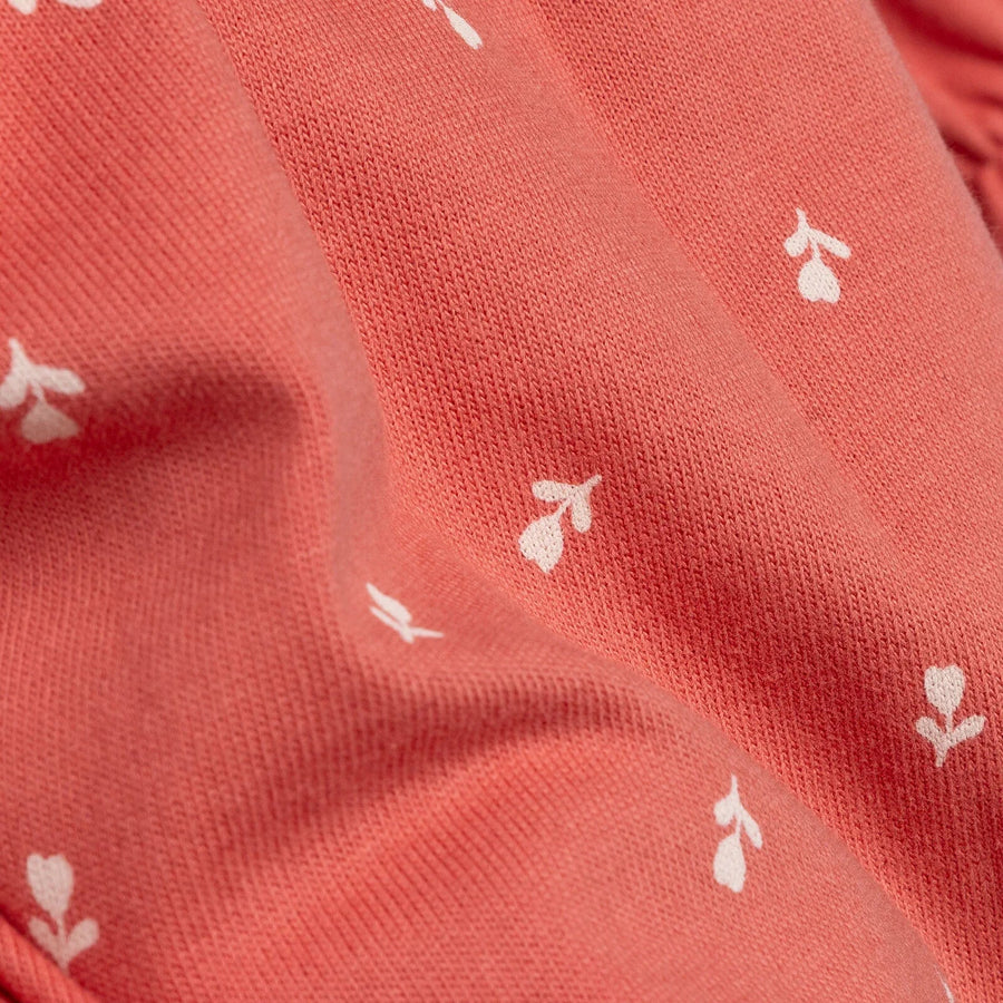 HelloBaby Wintrt Cherry Dress - Coral Printed - Miu Mau Collectibles