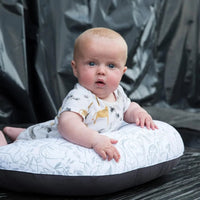 Hippychick Feeding Pillow - Animal Friends Grey - Miu Mau Collectibles