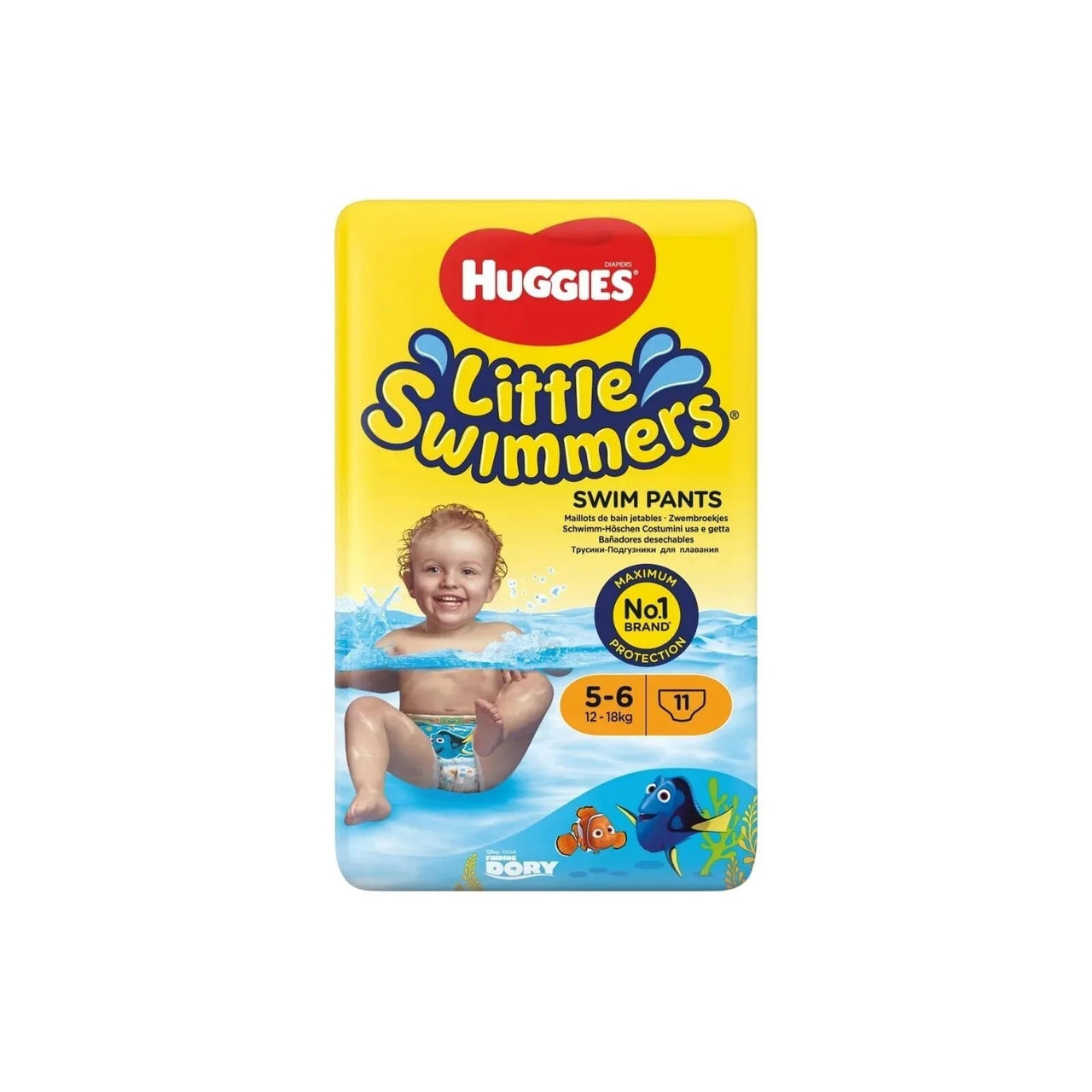 Huggies Little Swimmers Baby Size 5 - 6 Swim Pants - 11 nappies - Miu Mau Collectibles