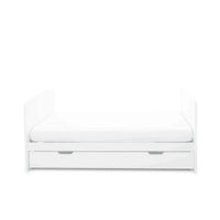 Ickle Bubba Coleby Classic Cot Bed & Under Drawer White - Fibre Mattress - Miu Mau Baby & Kids Store