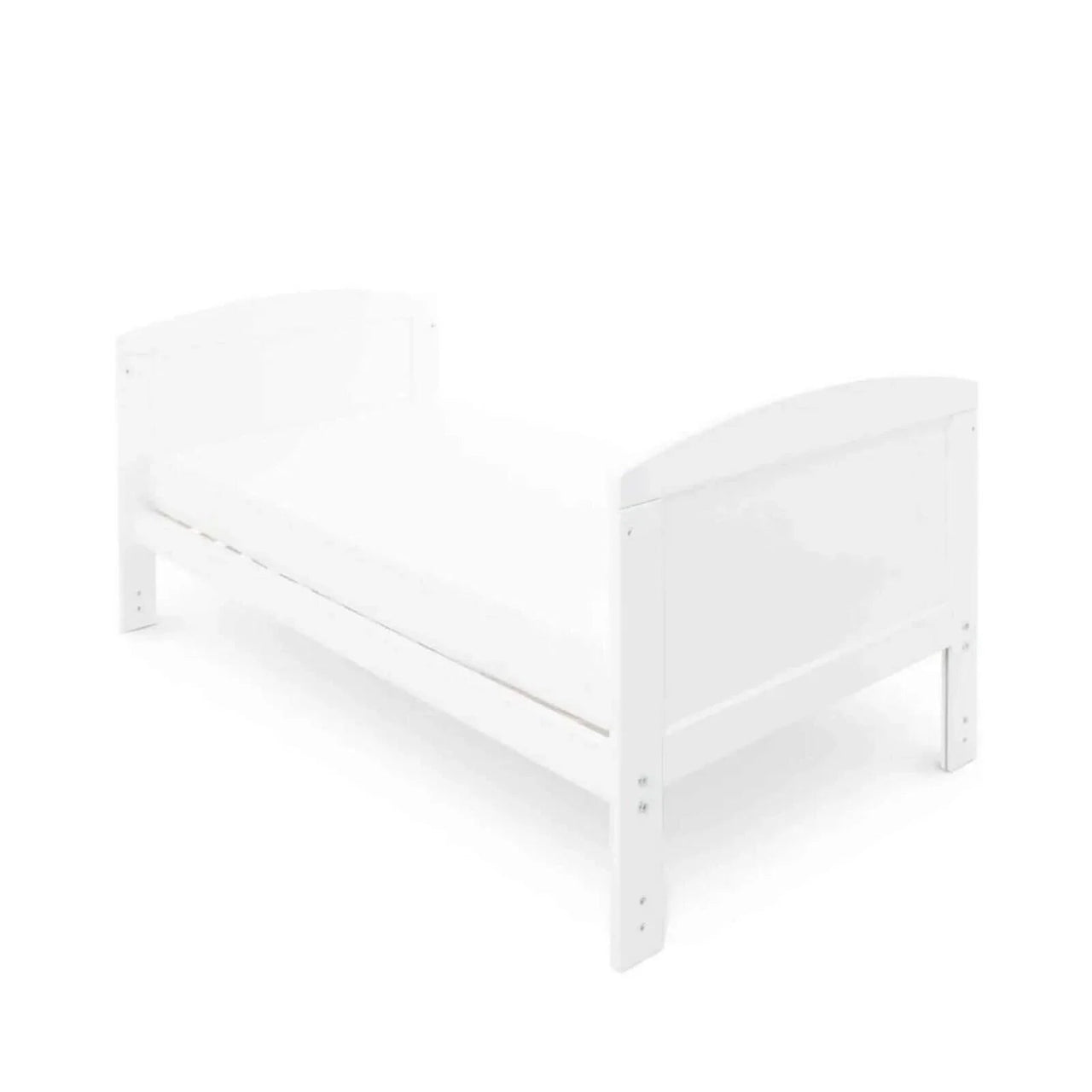 Ickle Bubba Coleby Classic Cot Bed & Under Drawer White - Fibre Mattress - Miu Mau Baby & Kids Store