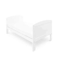 Ickle Bubba Coleby Classic Cot Bed & Under Drawer White - Fibre Mattress - Miu Mau Baby & Kids Store
