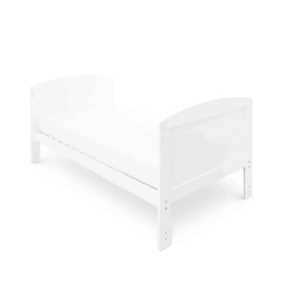 Ickle Bubba Coleby Classic Cot Bed & Under Drawer White - Fibre Mattress - Miu Mau Baby & Kids Store