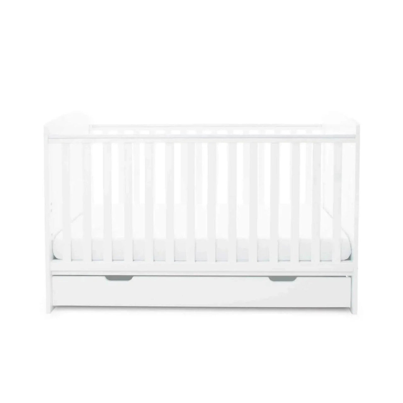 Ickle Bubba Coleby Classic Cot Bed & Under Drawer White - Without Mattress - Miu Mau Baby & Kids Store