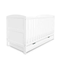 Ickle Bubba Coleby Classic Cot Bed & Under Drawer White - Without Mattress - Miu Mau Baby & Kids Store