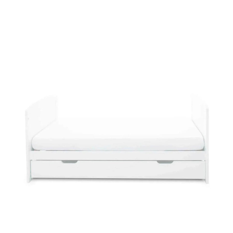 Ickle Bubba Coleby Classic Cot Bed & Under Drawer White - Without Mattress - Miu Mau Baby & Kids Store