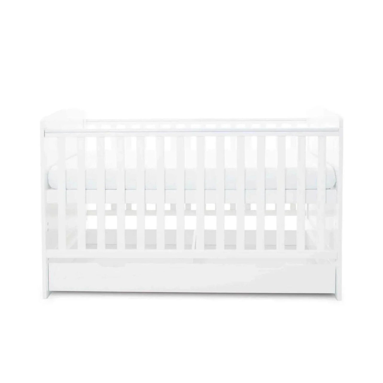 Ickle Bubba Coleby Classic Cot Bed & Under Drawer White - Without Mattress - Miu Mau Baby & Kids Store