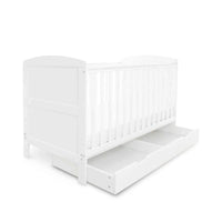 Ickle Bubba Coleby Classic Cot Bed & Under Drawer White - Without Mattress - Miu Mau Baby & Kids Store