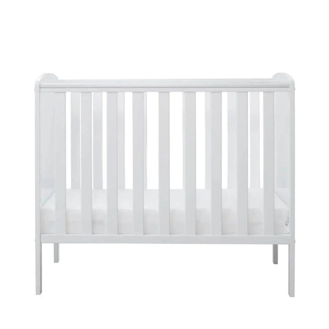 Ickle Bubba Coleby Space Saver Cot White - Fibre Mattress - Miu Mau Baby & Kids Store