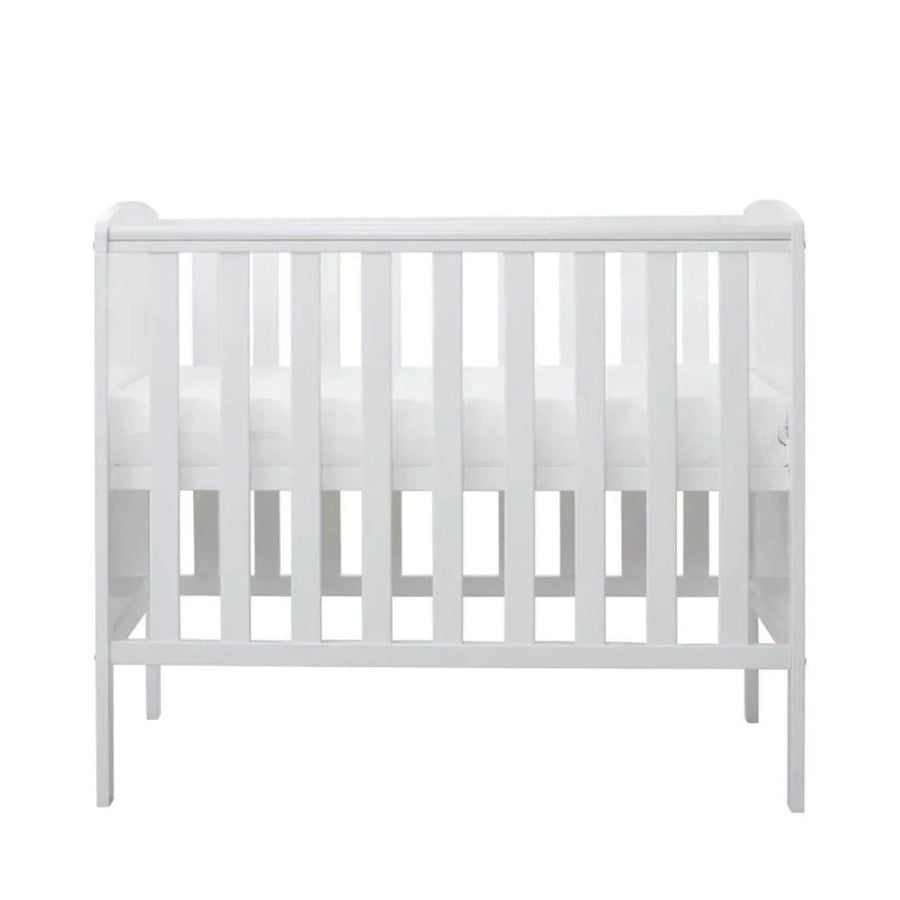 Ickle Bubba Coleby Space Saver Cot White - Fibre Mattress - Miu Mau Baby & Kids Store