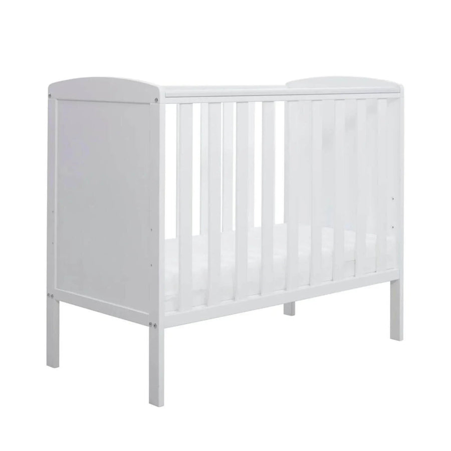 Ickle Bubba Coleby Space Saver Cot White - Premium Pocket Sprung Mattress - Miu Mau Baby & Kids Store