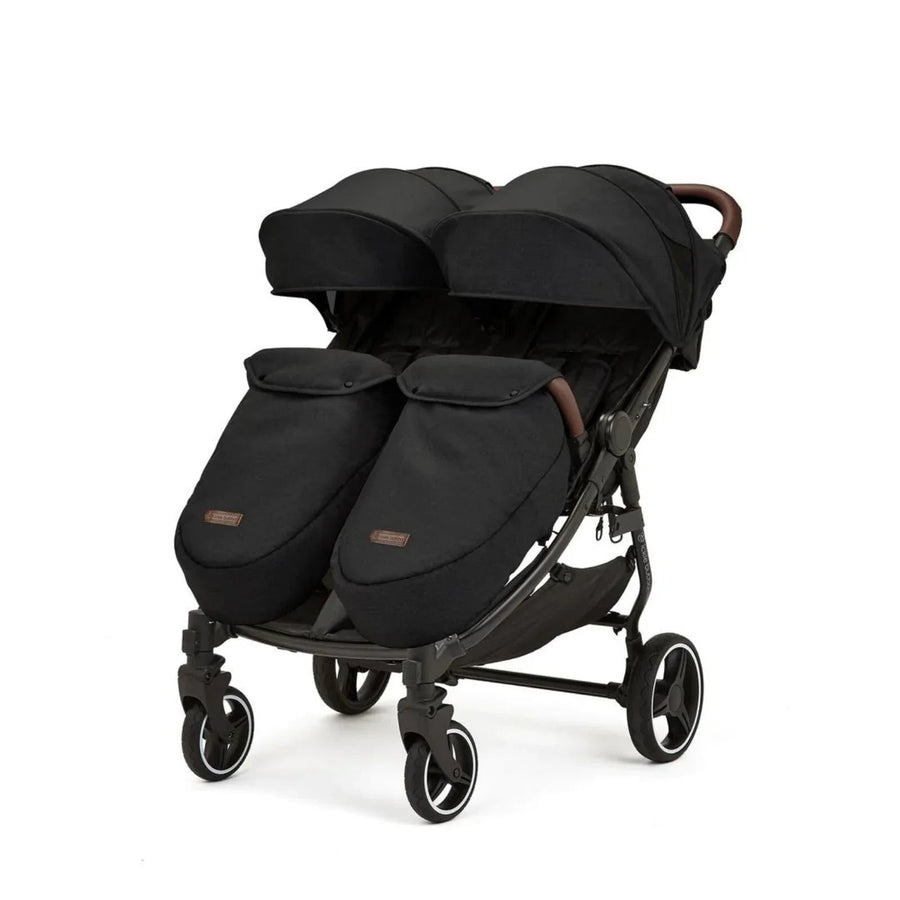 Ickle Bubba Venus Max Double Stroller - Black - Miu Mau Collectibles