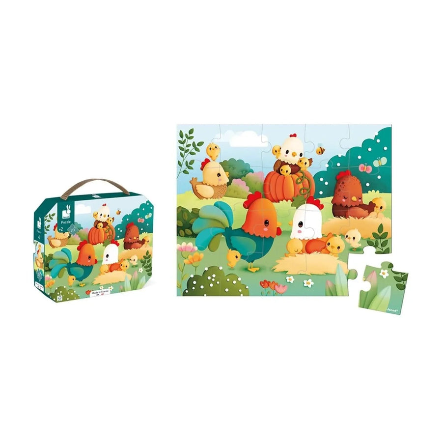 Janod Puzzle Welcome to the Farmyard 20 pcs - Miu Mau Collectibles