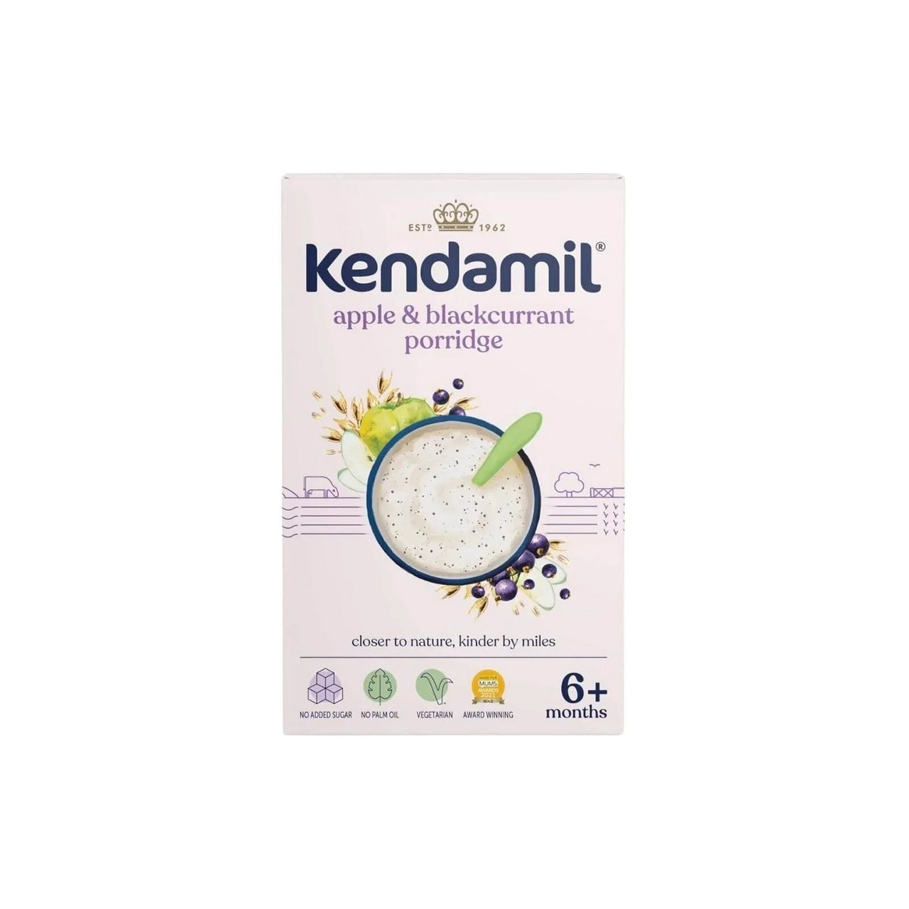 Kendamil Apple & Blackcurrant Porridge 6+ months 150g - Miu Mau Collectibles