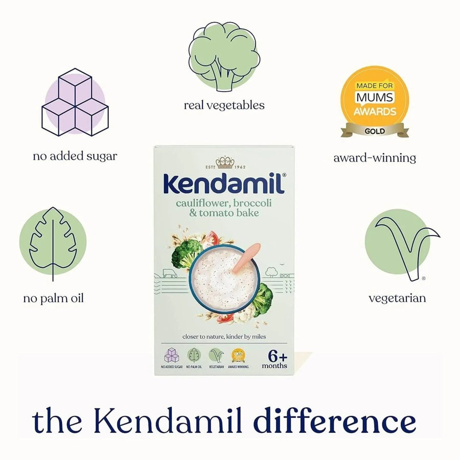 Kendamil Cauliflower Broccoli & Tomato Bake 6+ months 150g - Miu Mau Collectibles