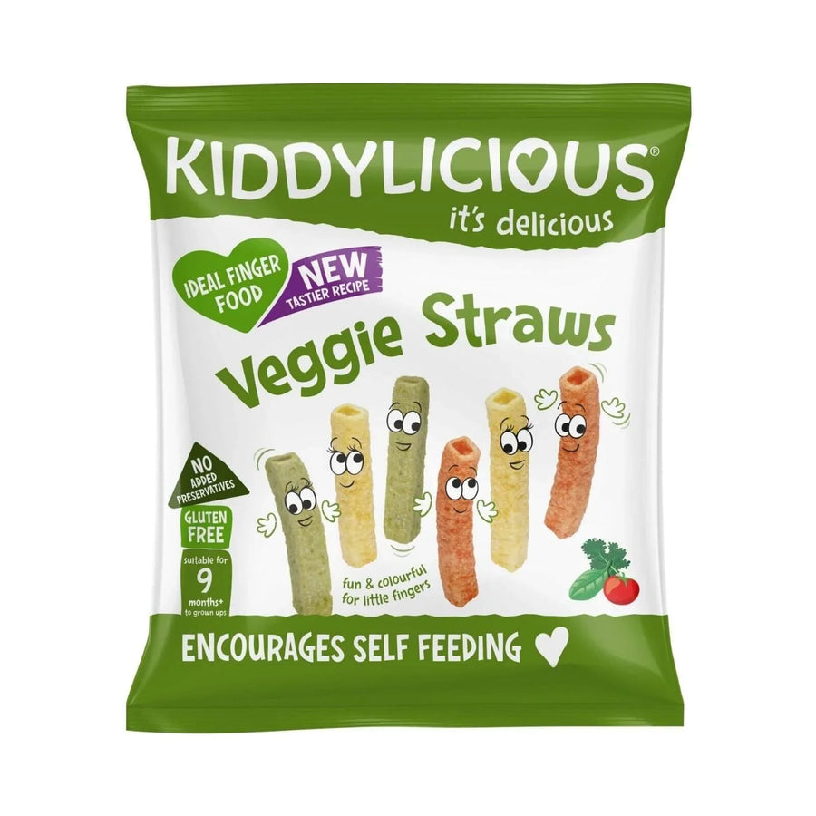 Kiddylicious Veggie Straws Bulk Box 9+ months 120g (10x12g) - Miu Mau Baby & Kids Store