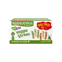 Kiddylicious Veggie Straws Bulk Box 9+ months 120g (10x12g) - Miu Mau Baby & Kids Store