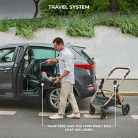 Kinderkraft Esme 3 - in - 1 Travel System with Mink Pro Car Seat - Moonlight Grey - Miu Mau Baby & Kids Store