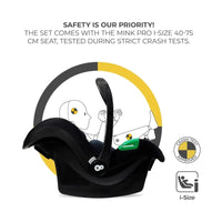 Kinderkraft Esme 3 - in - 1 Travel System with Mink Pro Car Seat - Moonlight Grey - Miu Mau Baby & Kids Store