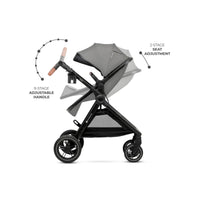 Kinderkraft Esme 3 - in - 1 Travel System with Mink Pro Car Seat - Moonlight Grey - Miu Mau Baby & Kids Store