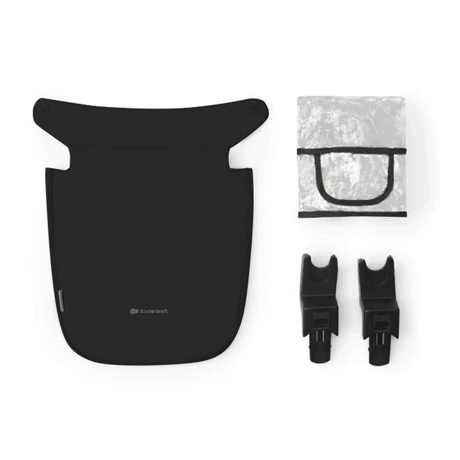 Kinderkraft Newly Mink Pro 4 - in - 1 Travel System - Classic Black - Miu Mau Collectibles