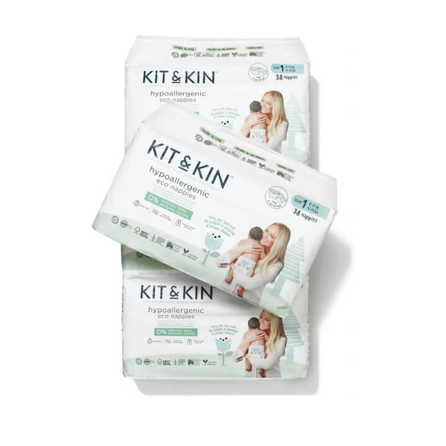 Kit & Kin Nappies Size 1 - 38 nappies - Miu Mau Collectibles
