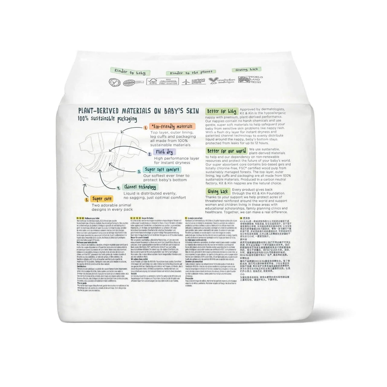 Kit & Kin Nappies Size 3 - 32 nappies - Miu Mau Collectibles