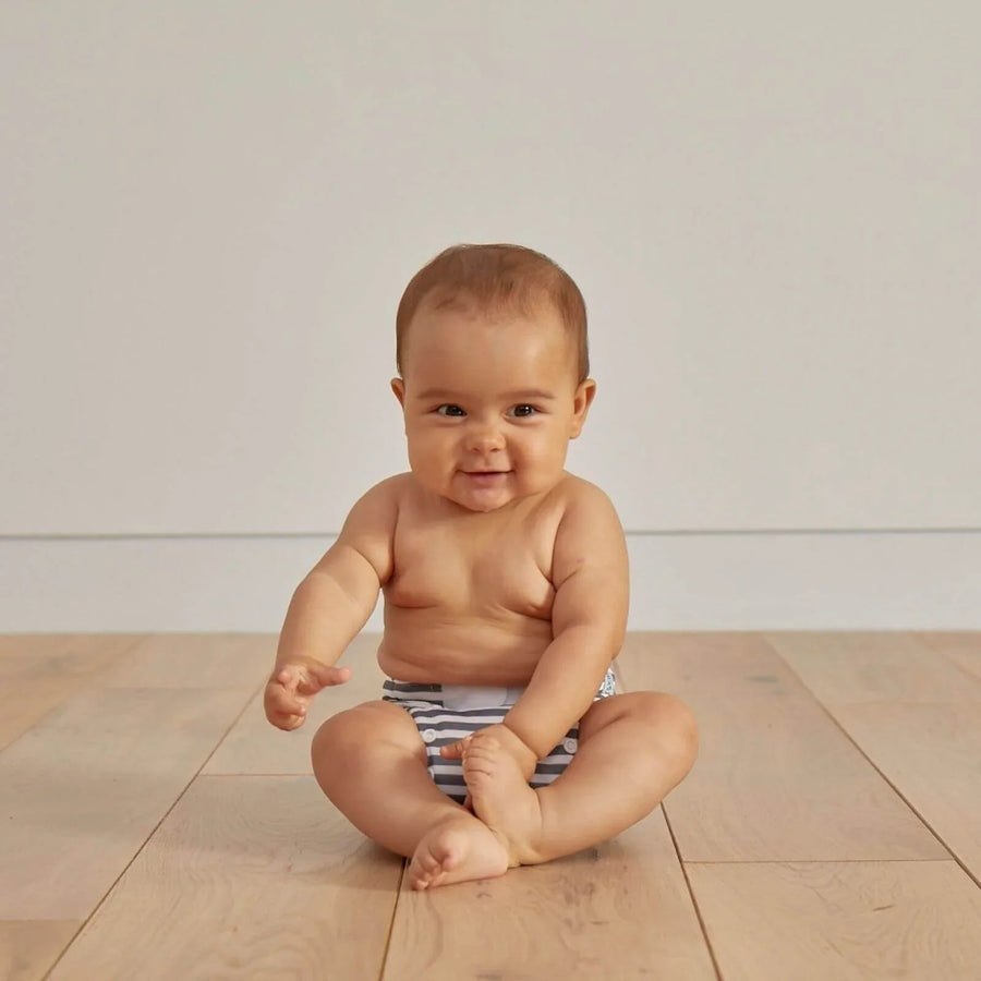 Kit & Kin Reusable Nappy - Zebra - Miu Mau Collectibles