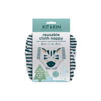 Kit & Kin Reusable Nappy - Zebra - Miu Mau Collectibles