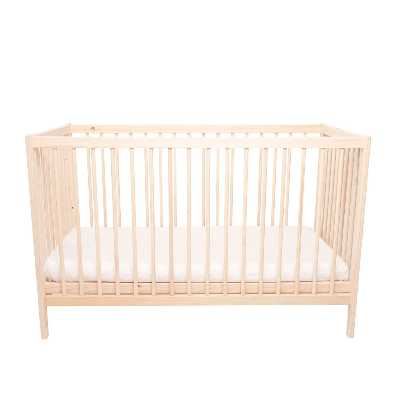 Kukka Natural Wood 2 - Level Cot 60x120 cm - Miu Mau Collectibles