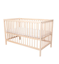 Kukka Natural Wood 2 - Level Cot 60x120 cm - Miu Mau Collectibles