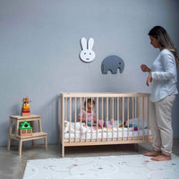Kukka Natural Wood 2 - Level Cot 60x120 cm - Miu Mau Collectibles