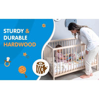 Kukka Natural Wood 2 - Level Cot 60x120 cm - Miu Mau Collectibles