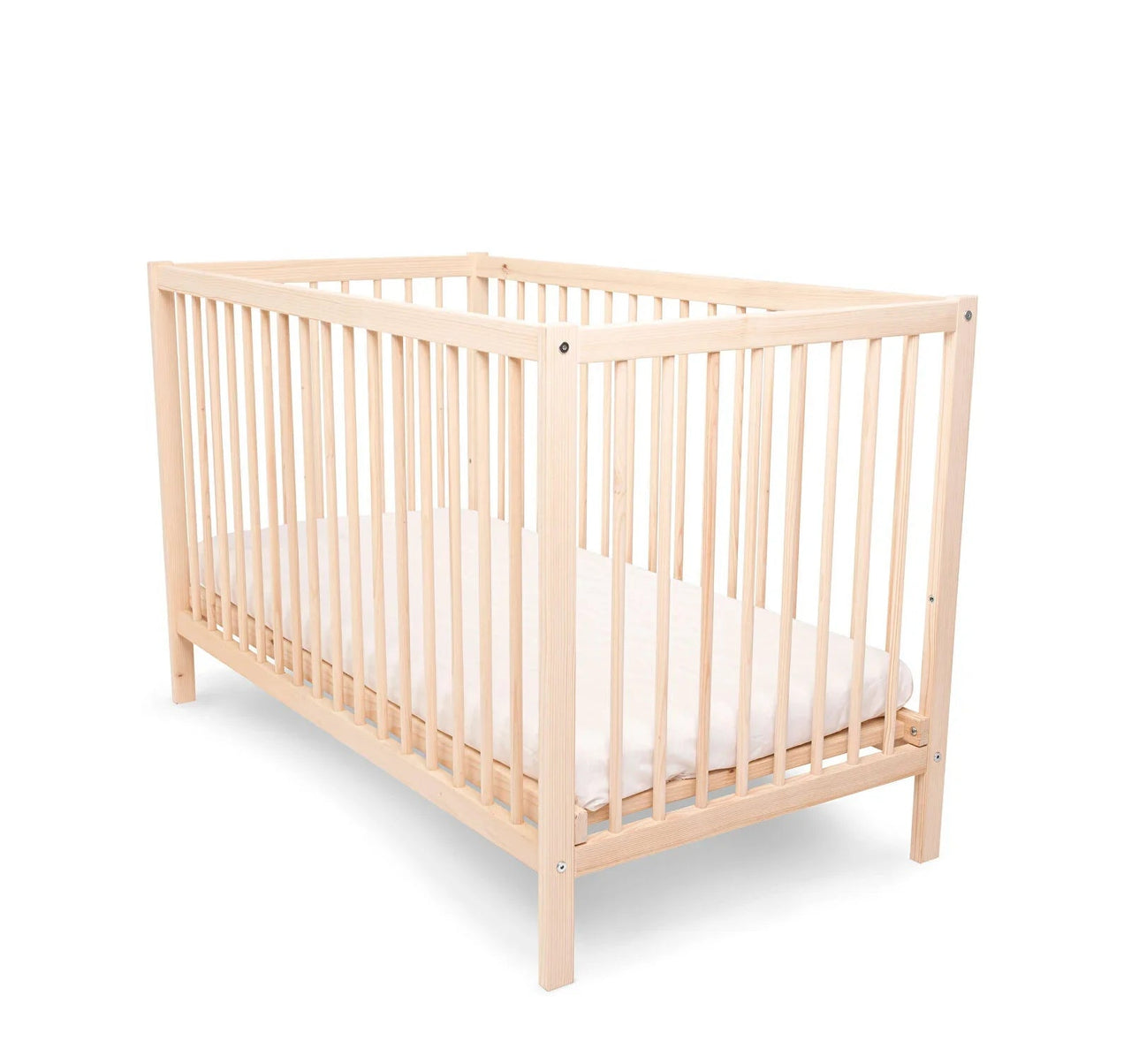 Kukka Natural Wood 2 - Level Cot 60x120 cm - Miu Mau Collectibles