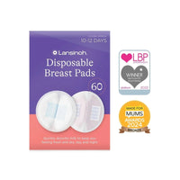 Lansinoh Ultra Thin Stay Dry Nursing Breast Pads 60 pcs - Miu Mau Collectibles
